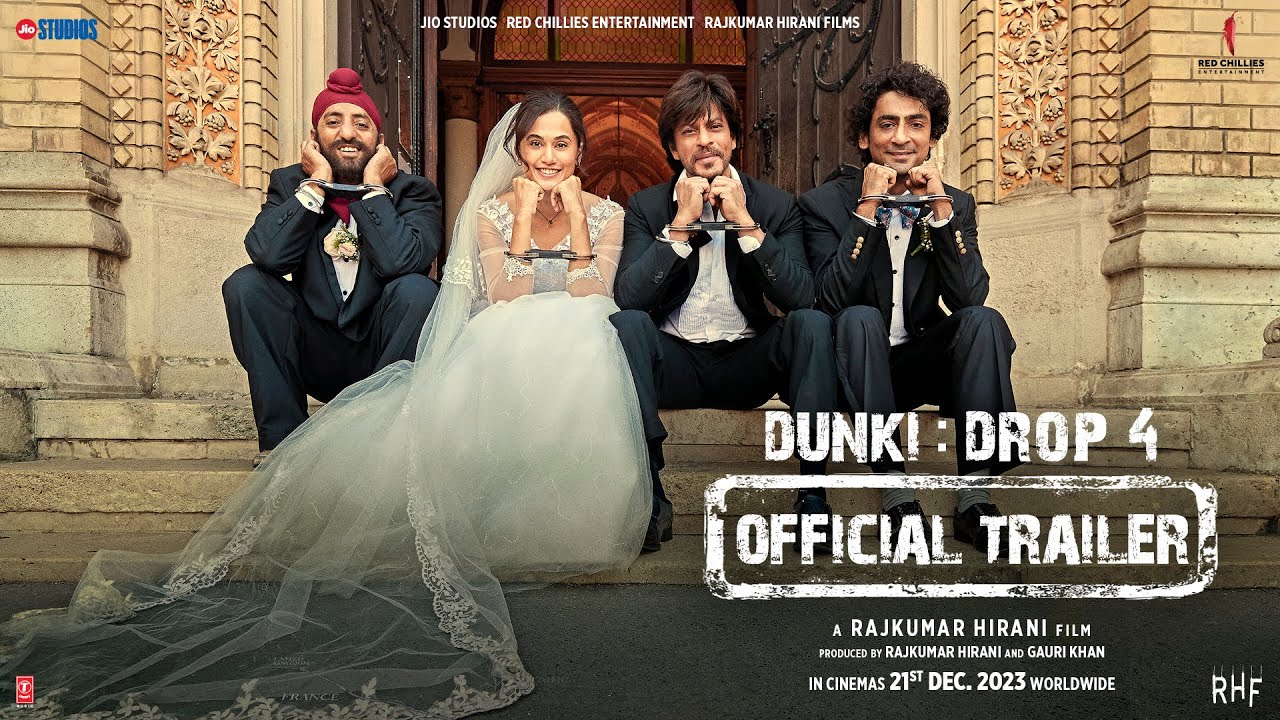 Shah Rukh Khan Latest Movie Dunki Drop 4 official trailer 